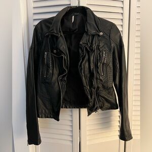 Free Peoplee leather jacket